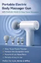 Portable Electric Body Massager Gun with Multiple Heads & Deep Tissue Relaxation