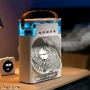 Portable Mini Air Cooler Fan with Water Mist & Adjustable Speed (USB Rechargeable Personal Cooler)