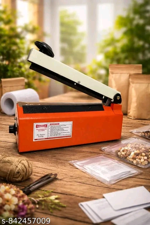 8 Inch Manual Heat Sealing Machine for Plastic Bags (Impulse Sealer for Food Packaging & Storage)