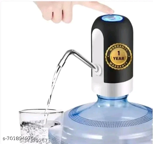 Automatic Electric Water Dispenser Pump for 20L Bottle | USB Rechargeable Portable Water Can Pump | One Touch Drinking Water Dispenser for Home & Office